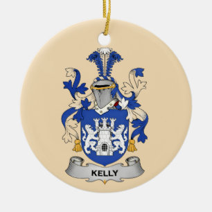 Kelly-Wappen-Keramik-Ornament Keramik Ornament