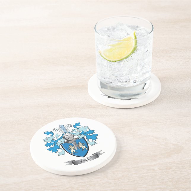 Kelly-Wappen Untersetzer (Seite)