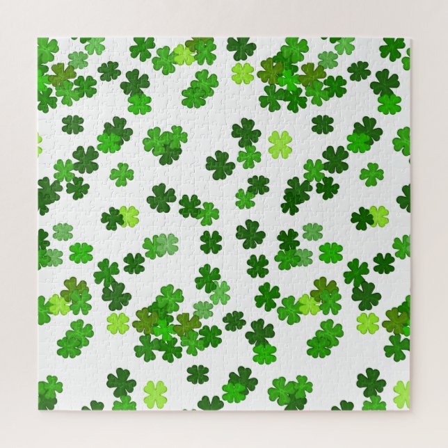 Kellygrün „Shamrocks Falling“ (Vertikal)