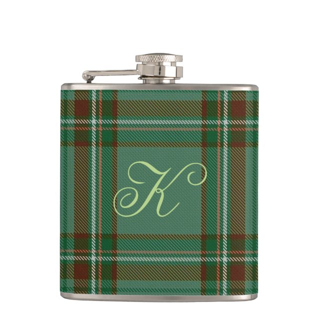 Kellytartan-Flasche Flachmann (Vorderseite)