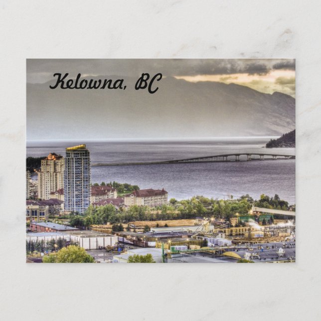 Kelowna, BC Postcard Postkarte (Vorderseite)