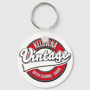 Kelowna British Columbia Canada Logo Schlüsselanhänger