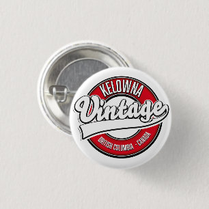 Kelowna British Columbia Kanada Logo Button
