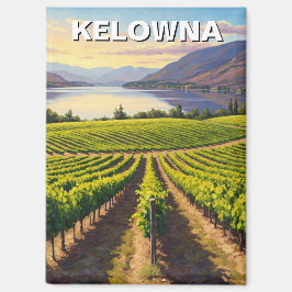 Kelowna Canada Travel Magnet