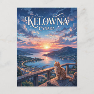 Kelowna Kanada Postkarte