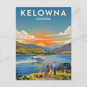 Kelowna Kanada Reise Postkarte
