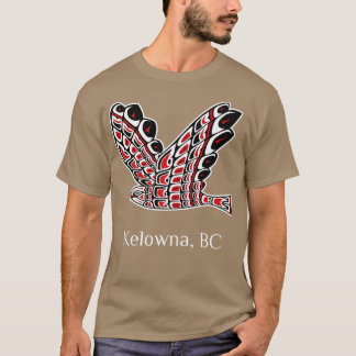 Kelowna Redailing Hawk Native Bird of Prey Art ank T-Shirt