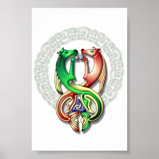 Kelpie-Rahmen Poster (Vorne)