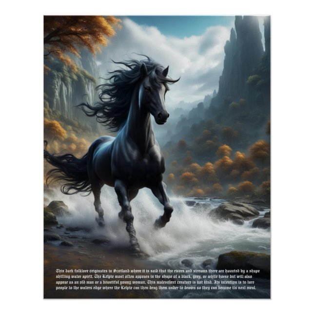 Kelpie River Spirit Poster (Vorderseite)