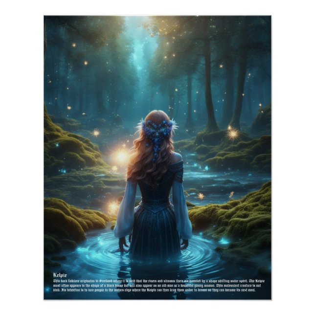 Kelpie River Spirit Poster (Vorderseite)