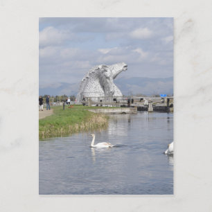 Kelpies , Helix Park , Falkirk Postkarte
