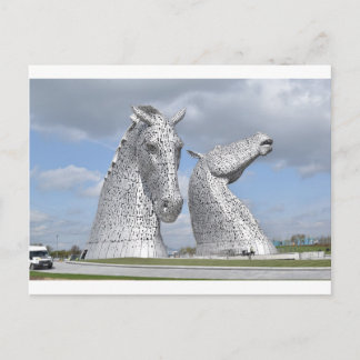 Kelpies , Helix Park , Falkirk , Schottland Postkarte
