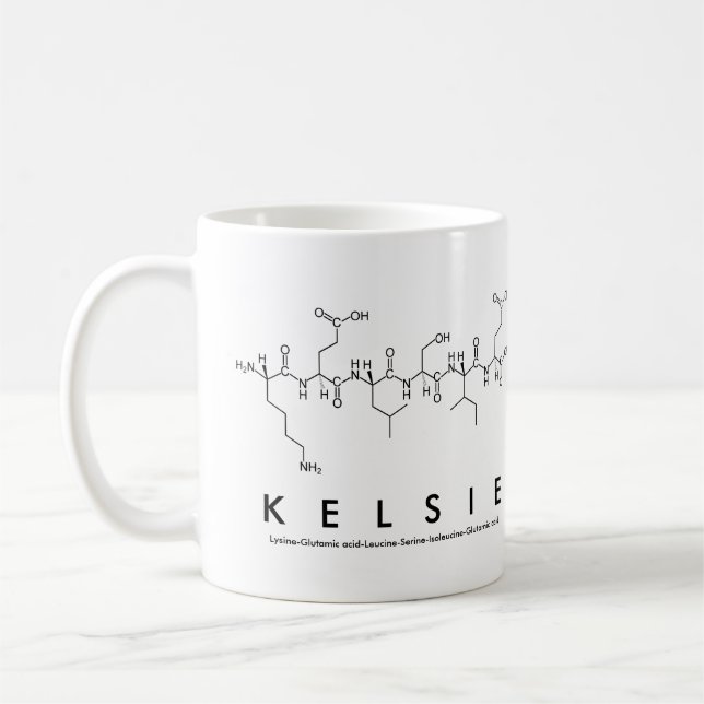 Kelsie Peptidname Tasse (Links)