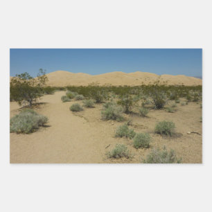 Kelso-Dünen im Mojave-Nationalpark Rechteckiger Aufkleber