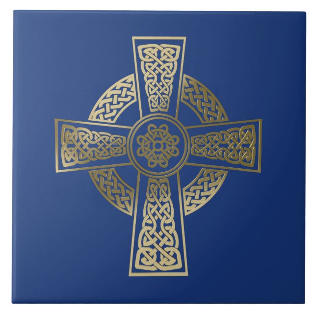 Keltenkreuz Fliese (Vorderseite)