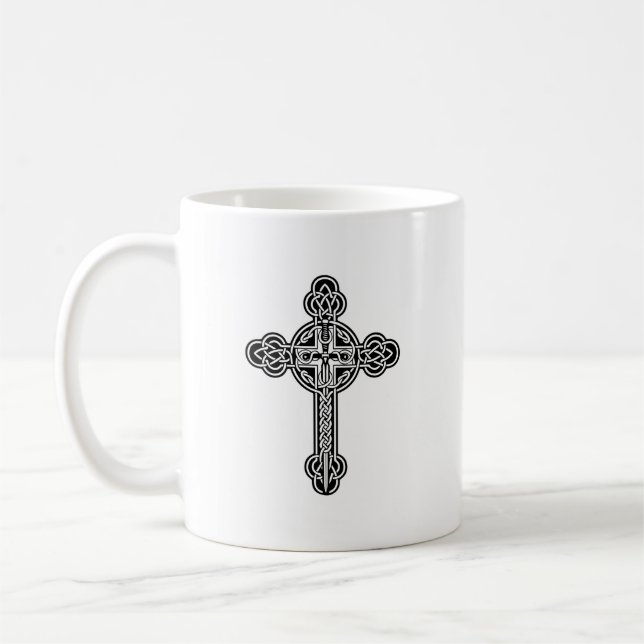 Keltenkreuz Kaffeetasse (Links)