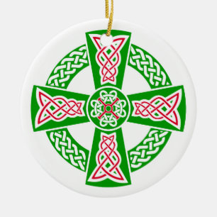 Keltenkreuz Keramik Ornament