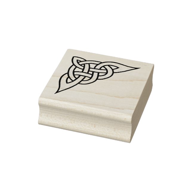 Keltisch, nordische geflochtene Ecke/Seitenknoten Gummistempel (Stempel)