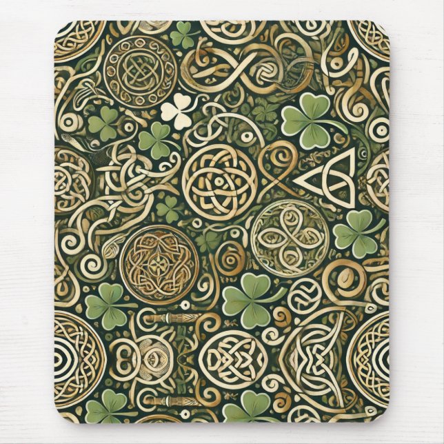Keltische Blüte Mousepad (Vorne)