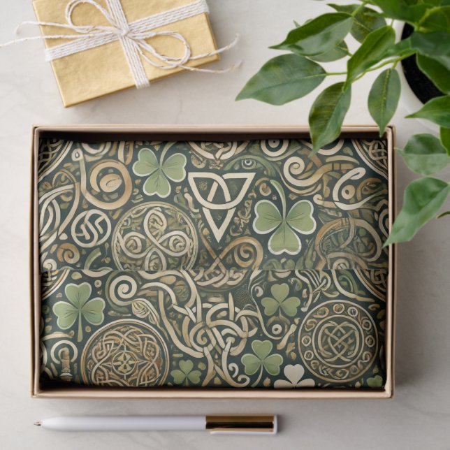 Keltische Blüte Seidenpapier (Geschenk)