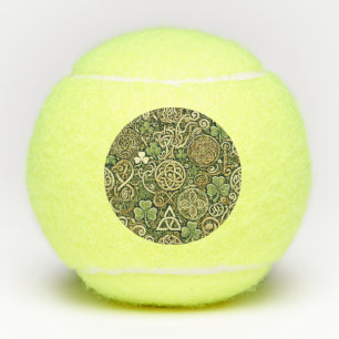 Keltische Blüte Tennisbälle