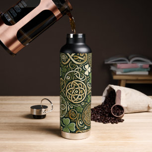 Keltische Blüte Trinkflasche