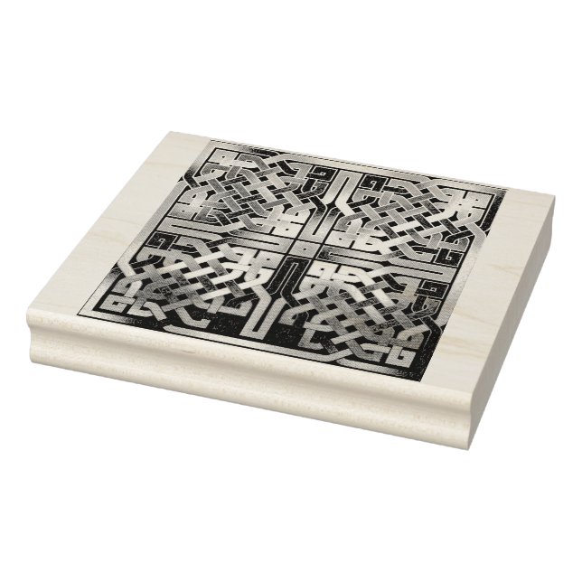 keltische Briefmarke aus Knot-Platz Gummistempel (Stempel)