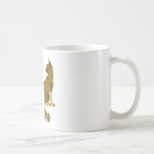 keltische Bronzegold der Katzen 6 Kaffeetasse (Rechts)
