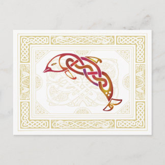 Keltische Dolphin Postkarte