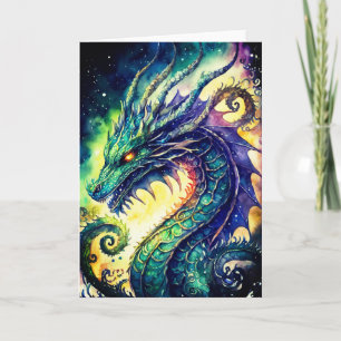Keltische-Drache-Grußkarte für jeden Anlass Karte