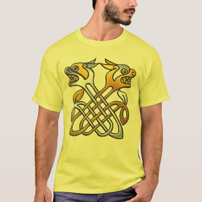 Keltische Drachen T-Shirt (Vorderseite)