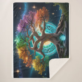 keltische Eleganz: Der Baum des Lebens enthüllt Sherpadecke