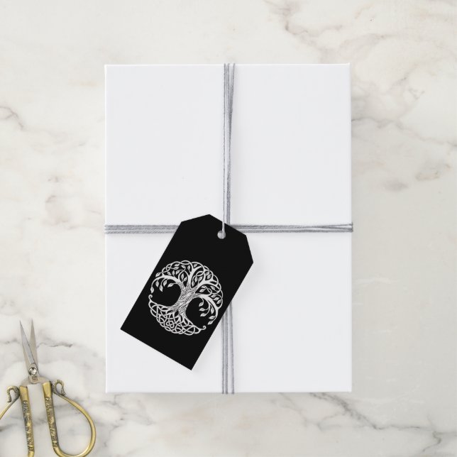 keltische Geschenkmarken Geschenkanhänger (Mit Garn)