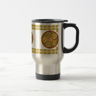 Keltische gewundene Kunst-Tassen, Lughnasadh Reisebecher