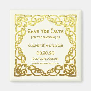 Keltische Hochzeit Falschgold Keltischer Knoten He Magnet