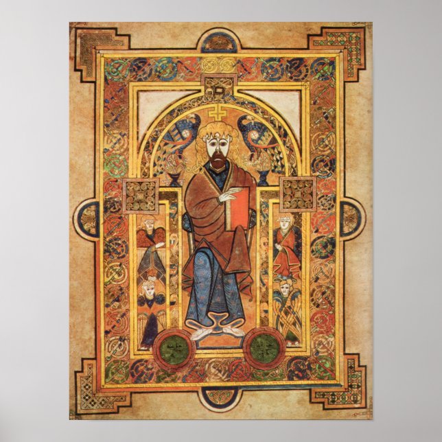 keltische Illustration, 9. Jahrhundert Poster (Vorne)