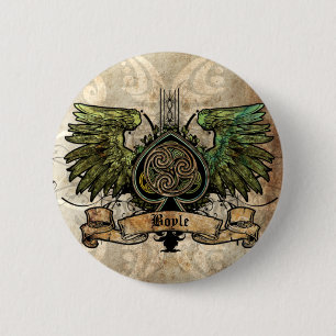 Keltische irische Tätowierungs-städtischer Button