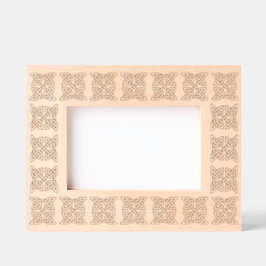 Keltische Knochen Design Laser Etched Picture Fram Geätzte Rahmen