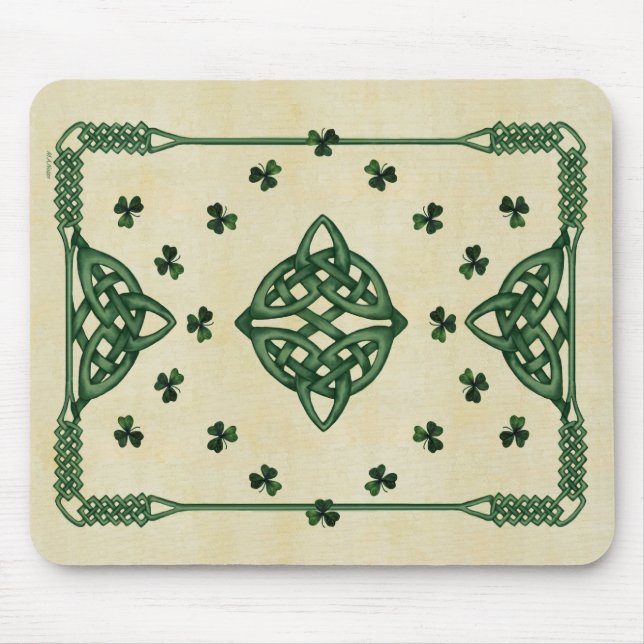 Keltische Knospen Mousepad (Vorne)