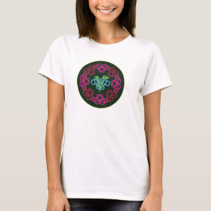 Keltische Knoten-Arbeit veganer Polyamory T-Shirt