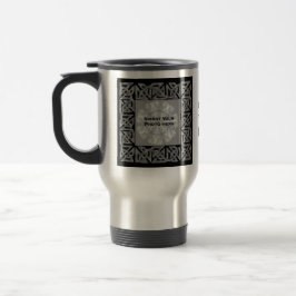 Keltische Knoten Design Personalisiertes Foto  Reisebecher