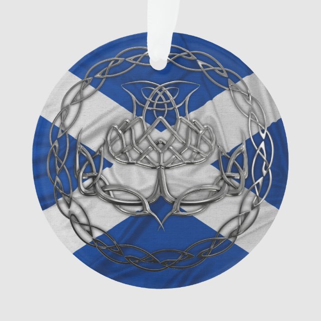 Keltische Knoten-Distel Ornament (Vorderseite)