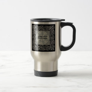 Keltische Knoten-Entwurfs-Foto-Reise-Tasse Reisebecher