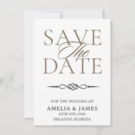 Keltische Knoten Hochzeit Save-the-Date Karte