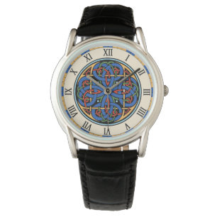 Keltische Knoten-Uhr Armbanduhr
