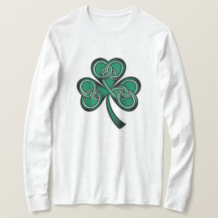 Keltische Knoten- und Kleberfusion T-Shirt