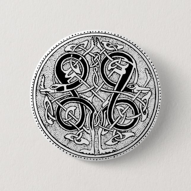 keltische Knüpfarbeit Button (Vorderseite)