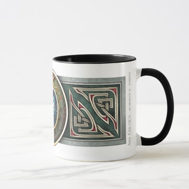 Keltische Knüpfarbeit-Entwurfs-Tasse Tasse (Rechts)
