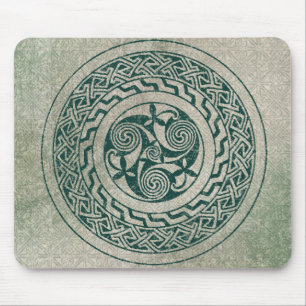 Keltische Knüpfarbeit-irisches Medaillon-Muster i Mousepad