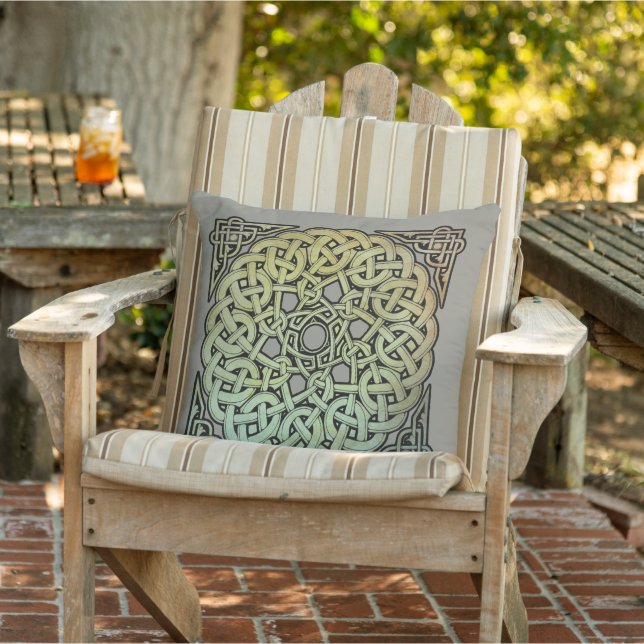 Keltische Knüpfarbeit Mandala Throw Kissen (Stuhl )